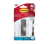 Crochet de Salle de Bain Noir Mat - Taille Moyenne Modèle Noir