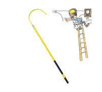 Crochet De Sauvetage De Sécurité Électrique, Perche De Sauvetage Isolée Haute Tension, Perche De Sauvetage De Sécurité Détachable, Charge 100 Kg(Yellow,300cm/9.8ft)