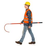 Crochet de sauvetage de sécurité, isolation haute tension, design léger pour travaux électriques, centrales électriques, usines, réparations automobiles, capacité de charge de 100 kg, longueur de 2 m