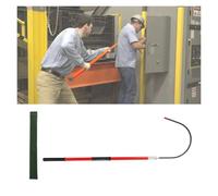 Crochet De Sauvetage Électrique, Perche De Sauvetage Isolée Haute Tension, Dispositif De Sécurité Portable, Charge 100 Kg/220 Lb(Red,200cm/6.6ft)