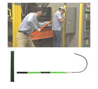 Crochet De Sauvetage Électrique, Perche De Sauvetage Isolée Haute Tension, Dispositif De Sécurité Portable, Charge 100 Kg/220 Lb(Green,150cm/4.9ft)