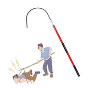 Crochet De Sauvetage Électrique, Perche De Sauvetage Isolée Haute Tension, Dispositif D'outil De Sécurité Amovible, Facile À Transporter(Red,300cm/9.8ft)