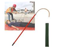 Crochet De Sauvetage Électrique, Perche De Sauvetage Isolée Portable, Dispositif De Sécurité Haute Tension Amovible, Charge 100 Kg(Red,100cm/3.3ft)