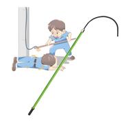 Crochet De Sauvetage Électrique, Perche De Sauvetage Isolée Portable, Dispositif De Sécurité Haute Tension, For Sous-station/réparation Automobile(Green,300cm/9.8ft)