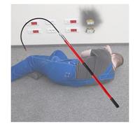 Crochet de sauvetage électrique portable isolé, perche de sécurité haute tension pour réparations de véhicules électriques et équipements électriques, barre de sauvetage en fibre de verre (rouge