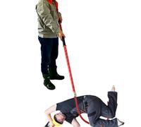 Crochet de sauvetage haute tension isolé outil pour électricien poignée antidérapante capacité lourde pour situations d'urgence sauver des vies