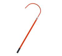 Crochet de Sauvetage Haute Tension Isolé, Perche de Sécurité Électrique Non Conductrice avec Poignée Isolante, Rescue Hook pour Urgence Électrique, Sous Station(Red,1m)