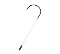 Crochet de Sauvetage Haute Tension Isolé, Perche de Sécurité Électrique Non Conductrice avec Poignée Isolante, Rescue Hook pour Urgence Électrique, Sous Station(White,2m)