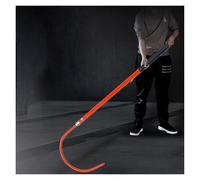 Crochet De Sauvetage Haute Tension Robuste, Perche De Sauvetage Individuelle Isolée Et Non Conductrice avec Grands Crochets, Anti-électrocution, Multi-usages., Red, 1.5m/4.9ft
