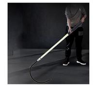Crochet De Sauvetage Haute Tension Robuste, Perche De Sauvetage Individuelle Isolée Et Non Conductrice avec Grands Crochets, Anti-électrocution, Multi-usages., White, 1m/3.3ft