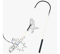 Crochet de sauvetage isolé d'urgence, kit de canne de sauvetage 10 kV-220 kV - Charge portable 100 kg, bâton de sauvetage pour pompier/électricien