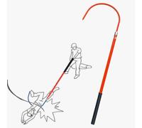 Crochet de sauvetage isolé d'urgence, kit de canne de sauvetage 10 kV-220 kV - Charge portable 100 kg, bâton de sauvetage pour pompier/électricien