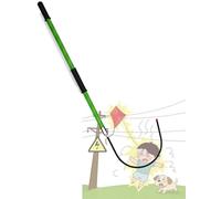 Crochet de sauvetage isolé for électricien d'incendie, crochet de sauvetage, crochet de sauvetage de sécurité électrique for électriciens, monteur de lignes, réparations automobiles(Yellow,2m/6.5ft)