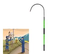 Crochet de sauvetage isolé, poteau de sécurité en fibre de verre haute tension pour pompiers, électriciens et utilisation industrielle