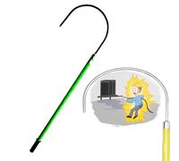 Crochet de sauvetage isolé pour électriciens, outil de sécurité incendie portable de 1 m pour réparation de véhicules à énergie neuve