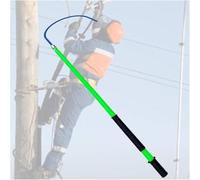 Crochet de sauvetage isolé pour travaux électriques à haute tension, bâton de traction en fibre de verre non conductrice, outil de sécurité d'urgence pour incendie électrique, sous-station et