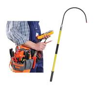 Crochet de Sauvetage Isolée Crochet de Sauvetage en Fibre de Verre pour Outils D'électricien, Perche de Sauvetage Isolée en Cas D'électrocution, Tige de Traction Anti-électrocution pour le Sauvetage(Y