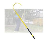 Crochet de secours isolé portable, capacité de charge de 220lb pour les électriciens, outil de sécurité haute tension avec poteau en fibre de verre, conception de transport facile pour les hommes de l