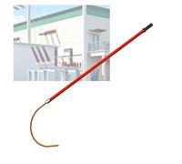 Crochet de sécurité industrielle, kit de sécurité électrique Hot Stick, for les situations d'urgence dans la construction de sous-stations de protection incendie(Red,2 meters)