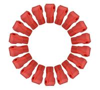 Crochet de serrure de 100pcs serrure d'arrêt, serrure de sécurité rouge en plastique, installation facile, lien de marchandise, crochets de supermarché, affichage anti-vol de magasin de détail(6MM)