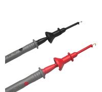 Crochet de sonde de test 2 pièces, kit de fil de crochet de test multimètre, clip de crochet de test pour sonde de test de prise de 4 mm, pince de test électronique IC, pince à crochet à ressort