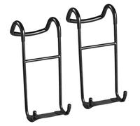 Crochet de support d'haltères - Capacité de 100 kg - Double support d'haltères - Système de sécurité de levage - Guide de contrôle de la musculation pour développé de couché, entraînement d'épaule