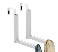 Crochet de suspension de porte - 6 crochets sur porte pliable, séchoir à linge | pour douche, dortoir, appartement, placard, cuisine, chambre à coucher, buanderie, salon