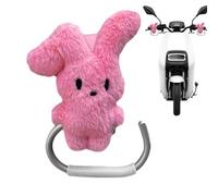 Crochet de suspension de poussette, crochet de sac de poussette, crochet de guidon de moto | Support de sac de bagage de moto, d'aluminium, lapin de dessins