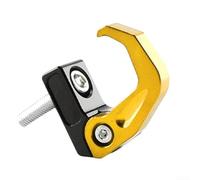 Crochet de suspension en alliage d'aluminium pour solutions de transport basées sur scooter prenant en charge les casques, les bagages et les besoins de stockage en déplacement (doré)