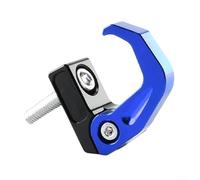 Crochet de suspension en alliage d'aluminium pour solutions de transport basées sur scooter prenant en charge les casques, les bagages et les besoins de stockage en déplacement (bleu)