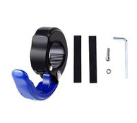 Crochet de suspension en aluminium, crochet pliable pour casque, crochet de rangement pour moto, support de vélo, support de casque de scooter, crochet réglable en alliage, (bleu)