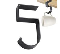 Crochet de table en d'aluminium : étagère mobile pour sacs de 3,94 x 0,79 x 1,89 pouces, cintre en métal durable en 5 formes, organisateur d'espace | Crochet polyvalent pour vêtements