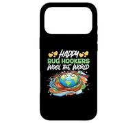 Crochet de Tapis : Happy Rug Hookers Wool The World Coque pour iPhone 17 Pro Max