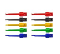 Crochet de test à ressort avec design anti-court-circuits, test de précision des circuits pour une connexion sécurisée du multimètre, pince de test d'alimentation