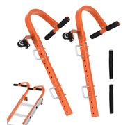 Crochet de toit robuste - Accessoire d'échelle multifonction avec roue souple, support stable, installation facile, résistant à la | Sécurité pour le bricolage, le couvreur, la construction