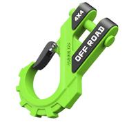 Crochet de treuil ATV - Crochets de remorquage en acier allié forgé de 3/8" - Attelage de force de rupture de 20 tonnes avec serrure de sécurité à ressort, récupération lourde