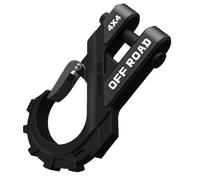 Crochet de treuil ATV - Crochets de remorquage en acier allié forgé de 3/8" - Attelage de force de rupture de 20 tonnes avec serrure de sécurité à ressort, récupération lourde