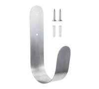 Crochet de tuyau en acier inoxydable - Montage mural - Support robuste avec revêtement anti-rouille - Crochet de jardin peu encombrant - Organiseur en métal durable pour le rangement - Parfait pour