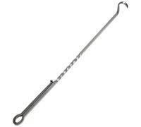 Crochet de Viande, nageoires Alimentaires en Queue de Cochon en métal 12 Pouces, lavables et réutilisables Flipper Steak réversible pour Les grillades et Le tabagisme.