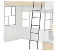 Crochet d'échelle superposé de 170 cm et de remplacement au sol pour camping-cars et dortoirs Échelle d'escalade Argenté 1,7 m Idéal pour économiser de l'espace