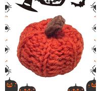 Crochet décoratif au crochet, récolte d'automne, fermes rustiques 2024, petits tricots décoratifs réutilisables pour Halloween