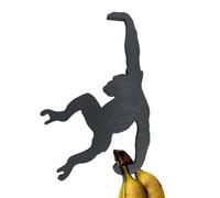 Crochet d'équilibre porte-banane, crochet d'équilibrage banane,Support de bananier singe | Organisateur suspendu sous l'armoire, cintre de sac à main élégant, crochet d'équilibrage créatif singe banan