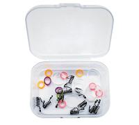 Crochet des crevettes vivantes - Crochet barbelé, crochet lumineux | Crochet de pêche en eau salée en acier inoxydable, crochet d'appât live avec élastique Spring Floating Baitholder Crochet pour méro