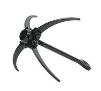 Crochet d'escalade extérieur en Acier Crochet de grappin Multifonctionnel à 4 Griffes Conception Pliante Robuste en Spirale pour l'alpinisme Spéléologie Escalade Acier allié 775g