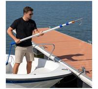 Crochet d'extension pour amarrage et tirage, outil de portée en aluminium léger et robuste pour bateau