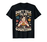 Crochet Dont Talk to Me Im Counting Humour T-Shirt
