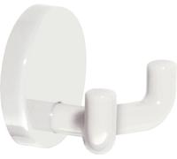 Crochet double 477.90.025 2 Hak.PA 99 blanc pur D.50mm A.43,5mm HEWI