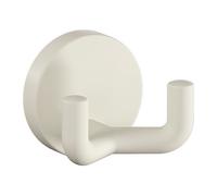 Crochet double 477.90B025 .43,5mm PA 99 blanc ma D.50mm HEWI