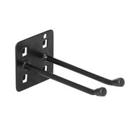 Crochet double de fixation a outil pour panneau a outils Cyclus Made in CEE Noir