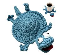 Crochet Drink Coaster Animal-Themed Table Protection Ornament